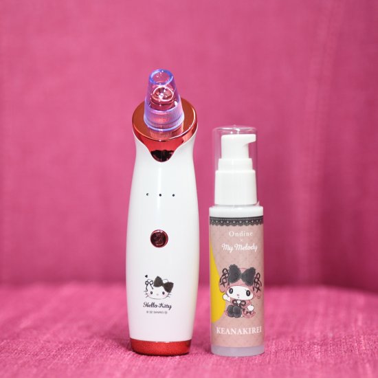 【マイメロディ50th記念セール】ハローキティ美顔吸引器+KEANAKIREIマイメロディ50mlセット